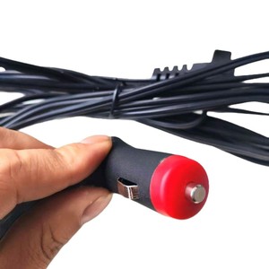 Cable de alimentación CC de 2.5 m, 2x18AWG SJTOW PVC para uso en refrigeradores de coche - Product Image 5
