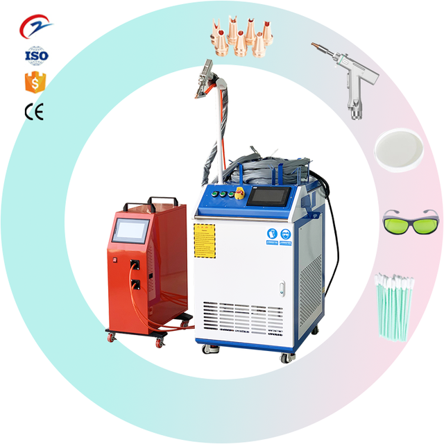 3KW Handheld Laser Welding Machine with Double Wire Feeder 3000W Laser Welder
