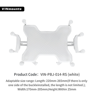 Large Heavy Duty X <b>Tablet</b> Holder <b>for</b> 9''-11'' <b>Tablet</b> PC With Back or White Colors VIN-PBJ-014-RS+VIN-PBJ-014-VS - Product Image 2