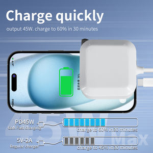 เครื่องชาร์จ USB Type-C AC DC 45W 5V 2A 20V 2.25A แล็ปท็อป PD อะแดปเ<span class=keywords><strong>ต</strong></span>อร์ Type-C PD สำหรับ Dell /HP/Lenovo หัวเว่ย - Product Image 5