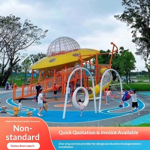 Parque de toboganes al aire libre, área escénica, equipo de entretenimiento, tobogán grande, equipo de diversión, tobogán infantil, expansión al aire libre - Product Image 1
