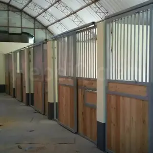 Wholesale price Horse Equipment Durable Bamboo Horse Stalls Fancy Prefabricated Metal Farm bamboo horse stable panels