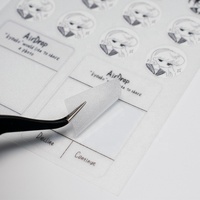 Autocollants personnalisés transparents à paillettes de sable givrées et imperméables pour agenda