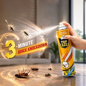 Aerosol Insecticida Personalizado con Impresión de Marca Privada, 400/600 ml, Eliminación Rápida de <span class=keywords><strong>Cucarachas</strong></span> y Mosquitos, Empaque Personalizado - Product Image 6