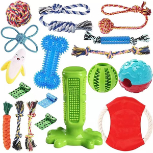 Juego de Juguetes de Peluche Personalizados de Algodón con Diseño de Dibujos Animados, Lindos, Interactivos, con Sonido, para Cachorros y Gatos, Venta al por Mayor - Product Image 1