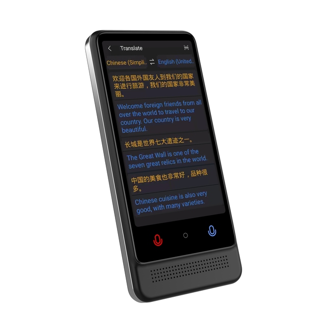 Ai Translator Device No WiFi Needed, Upgraded ChatGPT Instant Two Way Language Translator Device with Full Certification
