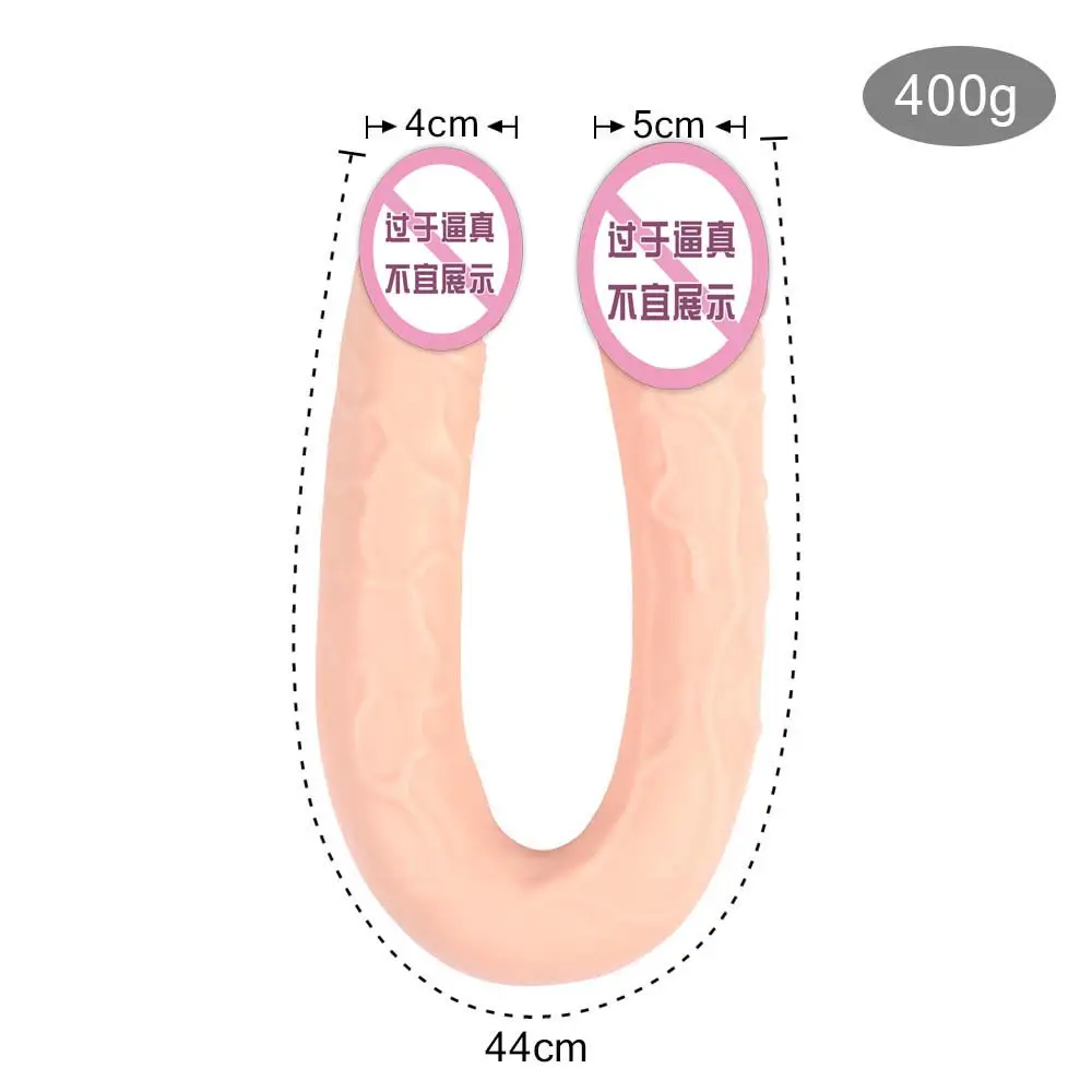Lesbischer Doppelspender Dildo doppelseitiger Dildo Vaginal G-Punkt stimulierter Orgasmus Sexshop Dildo Sexspielzeug für Damen Lesben
