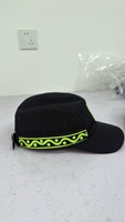 Nueva Gorra de Moda en Oferta, MOQ Bajo, 100% Poliéster, 5 Paneles, Cierre a Presión, Bordado Personalizado, con Visera Plana