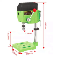 Perceuse à colonne industrielle de haute précision 680W, mini perceuse à colonne robuste, multifonctionnelle, haute vitesse, automatique, CNC