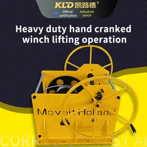 KLD1 Ton Operasi Mudah Bantalan Bola Gagang Roda Gigi Baja Kerekan Angkat untuk Tali Kerekan Tangan Winches2000kg 3000KG - Product Image 4
