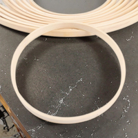 8-40cm DIY Dream Catcher Fan Frame Écologique En Bois Bambou Cercle Peint Squelette Tissé Fleur Anneau pour la Décoration de Noël