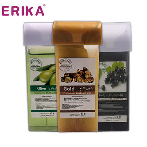Bloc de <span class=keywords><strong>cire</strong></span> doré OEM 100g Chauffe-<span class=keywords><strong>cire</strong></span> à rouler dur avec cartouche pour salon spa tous types de peau, épilation - Product Image 4