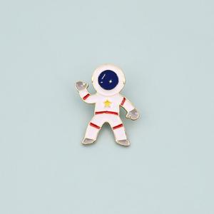 Pin de Solapa Personalizado con Diseño de Astronauta Interestelar en 3D, Redondo, Magnético, Estilo Anime - Product Image 5