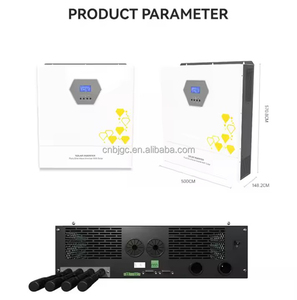 ระบบไฮบริดออนกริด 1.5 กิโลวัตต์ พลังงานแสงอาทิตย์ 48V 110V 120V 60Hz เฟสเดียว คลื่นไซน์บริสุทธิ์ พร้อมระบบ MPPT ในตัว 100A แบตเตอรี่ลิเธียม/ตะกั่วกรด เฟสเดียว/สามเฟส - Product Image 5