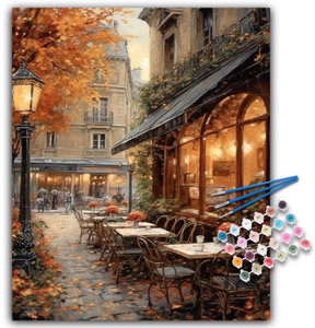 Giardino moderno mare casa sulla spiaggia con fiori paesaggi pittura acrilica da numeri per adulti digitale pittura ad olio eco-friendly - Product Image 6