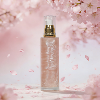 Huile corporelle en gel hydratante et nourrissante en gros, plusieurs saveurs et parfums, lotion scintillante parfumée sous marque privée