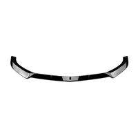 Lèvre avant en ABS noir brillant et motif carbone, spoiler avant adapté à Mercedes-Benz GLC63 X253 2016-2019