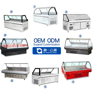 Siêu thị thịt hiển thị Máy làm lạnh tủ lạnh <span class=keywords><strong>Showcase</strong></span> butcher cửa hàng thịt hiển thị tủ lạnh cho Deli trường hợp - Product Image 6