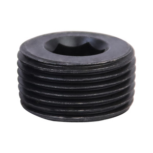 Tapón Cónico Hexagonal Interno de Acero al Carbono con Junta, Conector Hidráulico, Tamaño Métrico, Tapa Sellada - Product Image 1