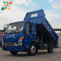 JAC Truk Bekas Bak Terbuka 3Ton 5Ton 7 Ton 132HP  4*2  Truk Tipper 3.2-meter Bekas