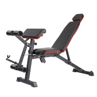 Banc personnalisé équipement d'exercice de gymnastique en acier pliable poids réglable inclinaison déclin banc d'haltères pour la formation