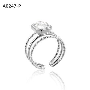 Fashion <b>Ring</b> with Zirconia A0247 for Women High Quality Jewelry - Product Image 1