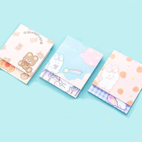 Bloc de Notas Adhesivas Kawaii, Libretas de Apuntes, Papelería para Oficina y Escuela, Pegatinas Adhesivas, Notas Autoadhesivas Personalizadas