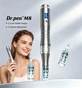 <span class=keywords><strong>Dr</strong></span>. Stylo de Microneedling Sans Fil Professionnel <span class=keywords><strong>Pen</strong></span> <span class=keywords><strong>Ultima</strong></span> M8, <span class=keywords><strong>6</strong></span> Vitesses Réglables, pour Rajeunissement de la Peau à Domicile et en Salon - Product Image 1