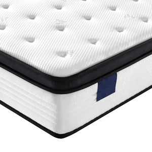 Matelas sur mesure de haute qualité pour hôtels, en tissu, en boîte, tailles Queen, Twin, King, avec ressorts ensachés et mousse à mémoire de forme - Product Image 1