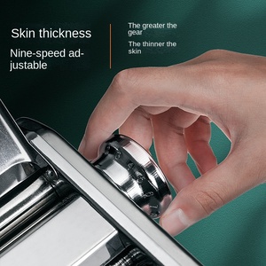 Machine à nouilles tout-en-un, machine à pétrir la pâte à la main, machine à nouilles manuelle en acier inoxydable pour la maison - Product Image 2