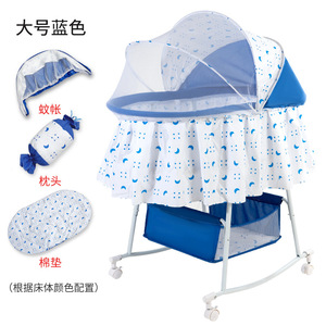 Nouveau berceau à bascule moderne pour bébé, portable 2-en-1, berceau et <span class=keywords><strong>lit</strong></span> d'enfant léger avec panier <span class=keywords><strong>de</strong></span> rangement, <span class=keywords><strong>lit</strong></span> bébé <span class=keywords><strong>pas</strong></span> <span class=keywords><strong>cher</strong></span> - Product Image 2