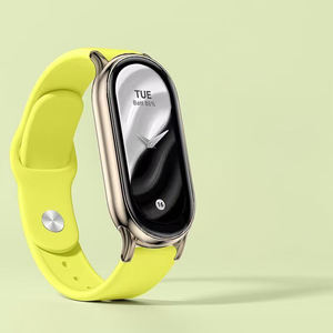 Upro Silicone Watch strap + transparent case for Xiaomi Mi Band 10 9 8 Strap NFC Sport Rubber Bracelet Wristband <b>Belt</b> Connector - Product Image 3