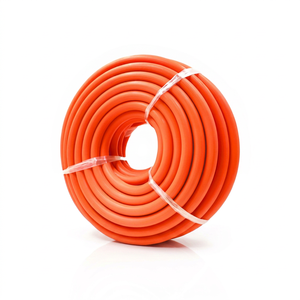 Tuyau de gaz GPL orange 50 mètres en caoutchouc silicone 3 couches certifié SNI, plus épais, anti-explosion, anti-fuite, résistant aux morsures de rats, portable - Product Image 1