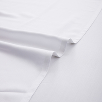 Ensemble de draps de lit 4 pièces en microfibre brossée de luxe avec poches profondes pour hôtel