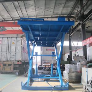 2.5t 5ton 3000kg <span class=keywords><strong>petit</strong></span> mini chariot élévateur hydraulique fixe stationnaire ciseaux <span class=keywords><strong>garage</strong></span> <span class=keywords><strong>voiture</strong></span> parking marchandises fret table élévatrice pour camion - Product Image 5