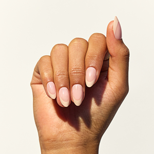 <span class=keywords><strong>Uñas</strong></span> a presión de almendras <span class=keywords><strong>cortas</strong></span> francesas de color rosa claro, estilo diario minimalista, suministro de belleza acrílico, <span class=keywords><strong>uñas</strong></span> artificiales de alta calidad - Product Image 1