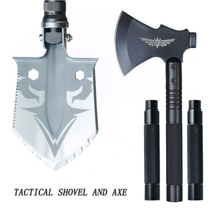 Bâton de randonnée tactique multifonctionnel, bâton de trekking, <span class=keywords><strong>canne</strong></span> de randonnée combinée, <span class=keywords><strong>ensemble</strong></span> de bâtons de camping en alliage d'aluminium - Product Image 3