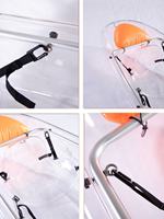 Kayak transparent cristallin directement de l'usine, 2 places pour adultes, canoë double en polycarbonate transparent pour loisirs en plein air et photographie