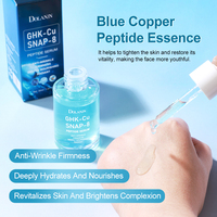 Sérum Visage à l'Acide Hyaluronique, Glutathion, Niacinamide, Alpha-Arbutine, Peptide de Cuivre GHK-cu, Snap-8 pour les Rides Fines, Raffermissant et Éclaircissant