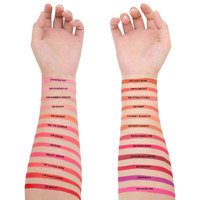 Palette de fard à joues pressé avec finition mate, logo personnalisable, longue durée, imperméable, minéral et chimique