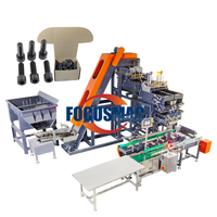 Machine d'emballage automatique de fixations Focus Machinery M8-M20, alimentation électrique 220V/380V, comptage et remplissage de fixations