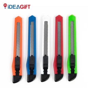 Ý Tưởng Quà Tặng Tùy Chỉnh Thực hiện Logo 9Mm Tiện Ích Dao Có Thể Thu Vào Hộp Lưỡi Cắt Cho Quà Tặng Khuyến Mãi Nghệ Thuật Dao Với Snap Off Khóa Lưỡi - Product Image 1