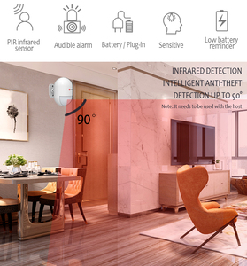 Nuevo Detector Infrarrojo de Gran Angular 2026, Sistema de Alarma Inalámbrico PIR para Seguridad Inteligente del Hogar - Product Image 6