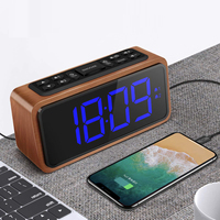 Elektronischer Dual-Alarm Wecker mit Schlummerfunktion, großem LED-Display, 12/24-Stunden-Format, FM-Radio, digitaler Wecker für Schreibtisch und Schlafzimmer