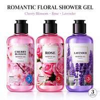 Gel Douche Moussant Floral Hydratant et Rafraîchissant pour Femmes avec Parfum Durable