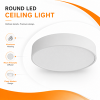 Plafonnier LED rond suspendu 5CCT UGR19 36W 38W 40W 42W 140lm/W pour bureaux et éclairage commercial