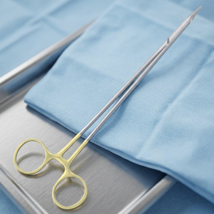 Porte-aiguille microvasculaire 6 fleurs F7-135 pour chirurgie générale, instrument chirurgical certifié CE Classe II, utilisation manuelle, ISO 2015 - Product Image 2