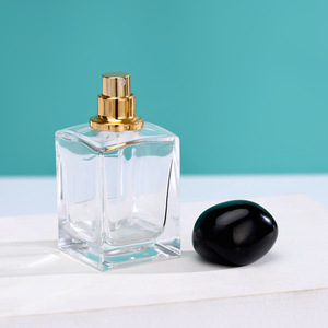 Square transparent spray <b>perfume</b> <b>bottle</b> bayonet glass subpackage <b>sample</b> empty <b>bottle</b> packaging - Product Image 4