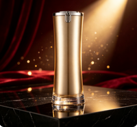 Flacon de lotion en acrylique personnalisé avec logo DY-G-154 30ml 50ml, récipient cosmétique rond vide pour l'emballage de sérum pour soins de la peau