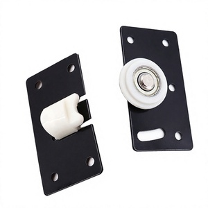 Roulettes modernes en acier inoxydable pour portes coulissantes, à faible bruit, robustes, pour armoires, placards, meubles d'hôtel - Product Image 4